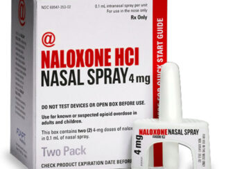 Naloxone HCl Nasal Spray (SOURCE: Pennsylvania Department of Drug and Alcohol Programs, Pennsylvania Department of Health and the San Francisco Department of Health. Naloxone for opioid safety: a provider’s guide to prescribing naloxone to patients who use opioids. January 2015)